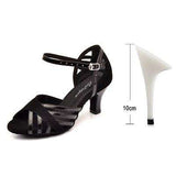 mohamed-imourig - Ladingwu Latin Dance Shoes Women Suede And PU New Purple Salsa Party Ballroom Dance Shoes Cuba Heel 9cm ladies sneaker Dance - mohamed imourig - 