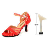 mohamed-imourig - Ladingwu Latin Dance Shoes Women Suede And PU New Purple Salsa Party Ballroom Dance Shoes Cuba Heel 9cm ladies sneaker Dance - mohamed imourig - 