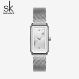 mohamed-imourig - Shengke Women Watches Fashion Geneva Designer Ladies Watch Luxury Brand Rectangle Quartz Gold Wrist Watch Luxury Gifts For Women - mohamed imourig - 