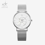 mohamed-imourig - Shengke Women Fashion Quartz Watch Lady Mesh Watchband High Quality Casual Waterproof Wristwatch Gift for Wife 2019 - mohamed imourig - 