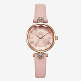 mohamed-imourig - Shengke Brand New Women's Quartz Watches Fashion Casual Rhinestone Quartz Wristwatches for Woman Ladies Leather Bracelet Relojes - mohamed imourig - 