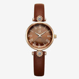 mohamed-imourig - Shengke Brand New Women's Quartz Watches Fashion Casual Rhinestone Quartz Wristwatches for Woman Ladies Leather Bracelet Relojes - mohamed imourig - 