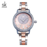 mohamed-imourig - Shengke Brand Crystal Ladies Wrist Watch Luxury Quartz Watch Women's Watch 2019 SK Bracelet Watches For Women relogio feminino - mohamed imourig - 
