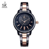 mohamed-imourig - Shengke Brand Crystal Ladies Wrist Watch Luxury Quartz Watch Women's Watch 2019 SK Bracelet Watches For Women relogio feminino - mohamed imourig - 