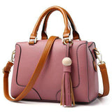 mohamed-imourig - Valenkuci brand 2018 women's leather handbags crossbody bags for women shoulder bag tassel messenger bags female ladies SD-735 - mohamed imourig - 