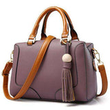 mohamed-imourig - Valenkuci brand 2018 women's leather handbags crossbody bags for women shoulder bag tassel messenger bags female ladies SD-735 - mohamed imourig - 