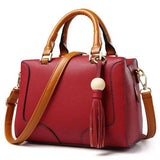 mohamed-imourig - Valenkuci brand 2018 women's leather handbags crossbody bags for women shoulder bag tassel messenger bags female ladies SD-735 - mohamed imourig - 