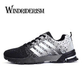 mohamed-imourig - WINDRIDERISM Flyknit Men Sneakers Lightweight Breathable Plus Size 35-48 Men Running Shoes Unisex Casual Shoes Zapatillas Mujer - mohamed imourig - 