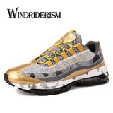 mohamed-imourig - WINDRIDERISM Air Cushion Men Running Shoes Breathable Mesh + PU Lightweight Men Sneakers Fashion Spring And Autumn Casual Shoes - mohamed imourig - 