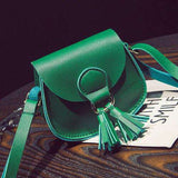 mohamed-imourig - Valenkuci Crossbody Bag for Women PU Leather Bags Ladies Women Messenger Bags Mini Tassel Shoulder bags Bolsas Femininas SD-723 - mohamed imourig - 