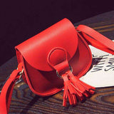 mohamed-imourig - Valenkuci Crossbody Bag for Women PU Leather Bags Ladies Women Messenger Bags Mini Tassel Shoulder bags Bolsas Femininas SD-723 - mohamed imourig - 