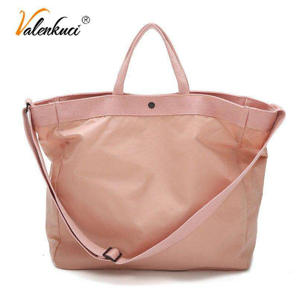 mohamed-imourig - Valenkuci Travel Messenger Bag Female Pink Waterproof Nylon Men's Shoulder Bags Large-capacity Travel Women Crossbody Bag bolsa - mohamed imourig - 