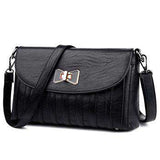 mohamed-imourig - Valenkuci brands 2018 fashion women's messenger bags black leather handbags for women bags causal shoulder bags female SD-679 - mohamed imourig - 