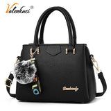 mohamed-imourig - Valenkuci luxury women's leather handbag fashion women bag shoulder bags designer female school bag for girls bolsas feminina - mohamed imourig - 