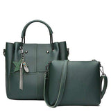 mohamed-imourig - Valenkuci Women Handbag Star Pendant Tassel Composite Bag Casual Leather Shoulder Crossbody Messenger Bags Totes bolsos mujer - mohamed imourig - 