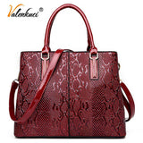 mohamed-imourig - Valenkuci Brand Fashion Women Leather Handbag Bags Ladies Luxury Shoulder Bags Designer Handbags High Quality Tote Bag SD-738 - mohamed imourig - 