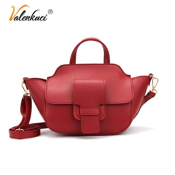 mohamed-imourig - ValenKuci Creative New Smiling Face Women Bag Fashion Leather Crossbody Messenger Bags for Women Casual Boat Girls Shoulder Bag - mohamed imourig - 