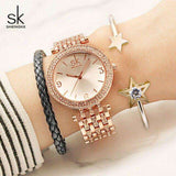 mohamed-imourig - Shengke Rose Gold Bracelet Watches Women Top Brand Luxury Ladies Quartz Watch 2019 SK Women's Day Gift Reloj Mujer #K0011 - mohamed imourig - 