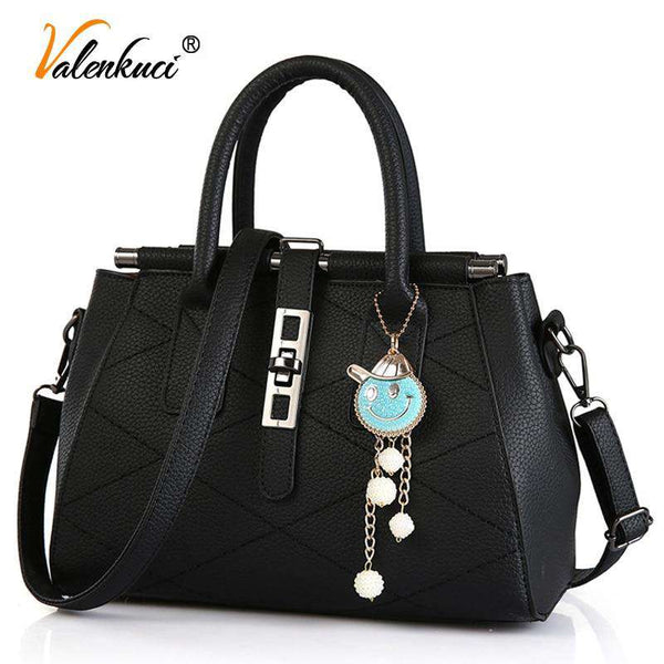 mohamed-imourig - Valenkuci Brand women leather handbags shoulder bags messenger bags solid zipper top-handle bags crossbody bags for women SD-668 - mohamed imourig - 