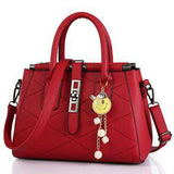 mohamed-imourig - Valenkuci Brand women leather handbags shoulder bags messenger bags solid zipper top-handle bags crossbody bags for women SD-668 - mohamed imourig - 