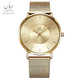 mohamed-imourig - Shengke Simple Women Watches 2017 Ladies Wristwatch Ultra thin Quartz Watch Woman Sliver Ladies Watch Relogio Feminino SK 2017 - mohamed imourig - 