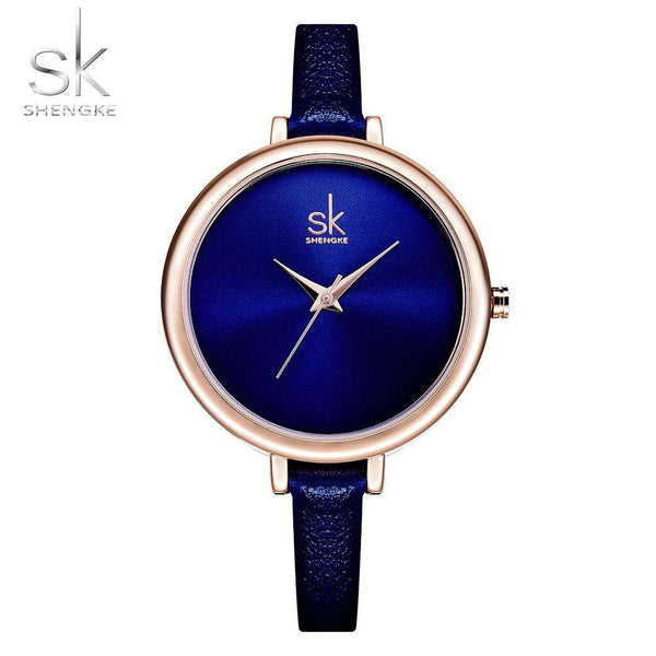 mohamed-imourig - Shengke Elegant Slim Quartz Watch Top Brand Leather Women Watches Ladies Business  Wristwatch Relojes Mujer Hot Clock 2018 - mohamed imourig - 