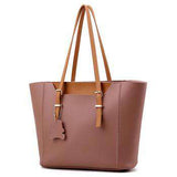 mohamed-imourig - Valenkuci new 2018 women Top-handle Bag shoulder bags pu leather Handbags solid women tote bags ladies messenger bag SD-624 - mohamed imourig - 