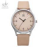 mohamed-imourig - Shengke Top Brand Quartz Watch Women Casual Fashion Japan Movement Leather Analog Wrist Watch Minimalist Designer Relogio Gift - mohamed imourig - 