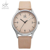 mohamed-imourig - Shengke Top Brand Quartz Watch Women Casual Fashion Japan Movement Leather Analog Wrist Watch Minimalist Designer Relogio Gift - mohamed imourig - 
