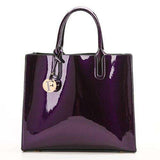 mohamed-imourig - Valenkuci Brand Glossy Tote Women Bags High Quality Women's PU Leather Handbags Shoulder Crossbody Bag Messenger Bags SD-736 - mohamed imourig - 