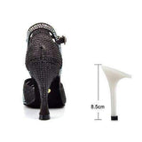 mohamed-imourig - Ladingwu 2018 New Glitter Rhinestone Latin Dance Shoes Women Satin Salsa Dancing Shoes For Woman Tango Ballroom Shoes For Dacne - mohamed imourig - 