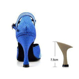 mohamed-imourig - Ladingwu 2018 New Glitter Rhinestone Latin Dance Shoes Women Satin Salsa Dancing Shoes For Woman Tango Ballroom Shoes For Dacne - mohamed imourig - 