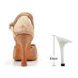 mohamed-imourig - Ladingwu 2018 New Glitter Rhinestone Latin Dance Shoes Women Satin Salsa Dancing Shoes For Woman Tango Ballroom Shoes For Dacne - mohamed imourig - 