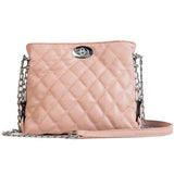 mohamed-imourig - Valenkuci Shoulder Bags for Women 2018 Fashion Leather Messenger Bag Chain Lattice Crossbody Women's Bag bolsa feminina clutch - mohamed imourig - 