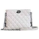 mohamed-imourig - Valenkuci Shoulder Bags for Women 2018 Fashion Leather Messenger Bag Chain Lattice Crossbody Women's Bag bolsa feminina clutch - mohamed imourig - 