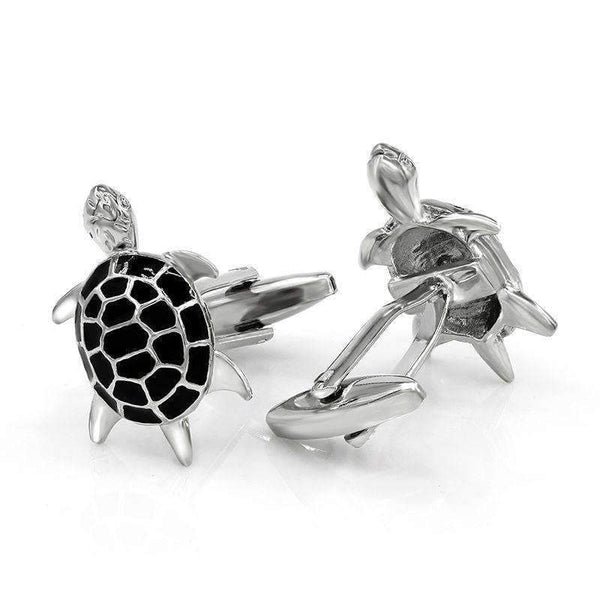 mohamed-imourig - Kemstone Novelty Animal Turtle/Bear/Shark/Bride Design Cufflinks Men's Shirt Suit Dress Party Cuff Links Jewelry Gift - mohamed imourig - 