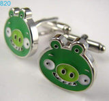 mohamed-imourig - Kemstone Novelty Animal Turtle/Bear/Shark/Bride Design Cufflinks Men's Shirt Suit Dress Party Cuff Links Jewelry Gift - mohamed imourig - 