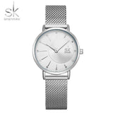 mohamed-imourig - Shengke Quartz Watch Women Mesh Stainless Steel Watchband Casual Wristwatch Japan Movement Bayan Kol Saati Reloj Mujer 2019 - mohamed imourig - 