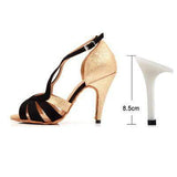 mohamed-imourig - Ladingwu 2018 New Brand Black/Golden Women's Dance shoes Glitter and Flannel Ballroom Party Dance Shoes Salsa Latin Dance Shoes - mohamed imourig - 