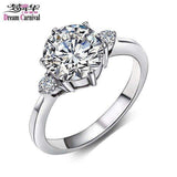 mohamed-imourig - DreamCarnival 1989 Bridal Collection Cheap Price Beautiful Cute Solitaire Wedding Anniversary Rings High Grade Zircon WA4848 - mohamed imourig - 