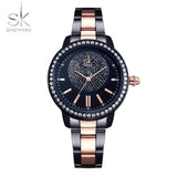 mohamed-imourig - SHENGKE Rose Gold Watch Women Crystal Decoration Luxury Quartz Watch Female Wrist Watch Girl Clock Ladies Relogio Feminino - mohamed imourig - 