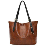 mohamed-imourig - Valenkuci PU leather women's bags fashion big capacity tote bag shoulder bag female handbags for women bolsas feminina mochila - mohamed imourig - 