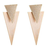 mohamed-imourig - Kemstone Fashion Geometric Triangle Long Earrings For Women Fashion Jewelry Gold & Silver Color Big Female Earrings Gift - mohamed imourig - 