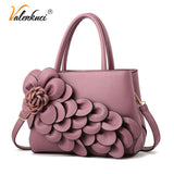 mohamed-imourig - Valenkuci Big Flower Women Leather Handbags Designer Bag Fashion Bags Ladies Luxury Bags 2018 Crossbody Bags Tote Bolsos Mujer - mohamed imourig - 