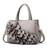 mohamed-imourig - Valenkuci Big Flower Women Leather Handbags Designer Bag Fashion Bags Ladies Luxury Bags 2018 Crossbody Bags Tote Bolsos Mujer - mohamed imourig - 