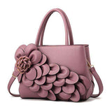 mohamed-imourig - Valenkuci Big Flower Women Leather Handbags Designer Bag Fashion Bags Ladies Luxury Bags 2018 Crossbody Bags Tote Bolsos Mujer - mohamed imourig - 