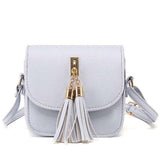 mohamed-imourig - Valenkuci Bags for Women 2018 Elegant Women Leather Bag Designer Small Flap Tassel Bag Women's Shoulder Messenger Crossbody Bags - mohamed imourig - 