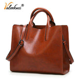 mohamed-imourig - Valenkuci Leather Handbags Big Women Bag High Quality Casual Female Bags Trunk Tote Famous Brand Shoulder Bag Ladies Bolsos - mohamed imourig - 