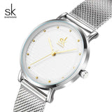 mohamed-imourig - Shengke Luxury Quartz Women Watches Stainless Steel Ladies Wrist Watch Reloj Mujer 2019 SK Cheap Fashion Watches For Women - mohamed imourig - 