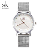 mohamed-imourig - Shengke Luxury Quartz Women Watches Stainless Steel Ladies Wrist Watch Reloj Mujer 2019 SK Cheap Fashion Watches For Women - mohamed imourig - 